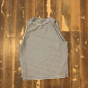 Fitted, crop top shirt